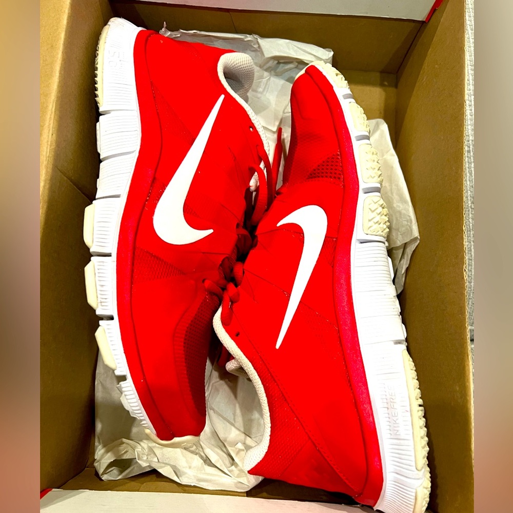 NIKE FREE TRAINER red/wht